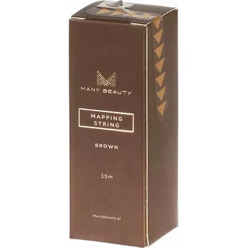 Nit Mapovací nit pro geometrii obočí 15 m [Barva hnědá]