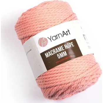 Příze Yarn Art Macrame Rope 5 mm 767 lososová