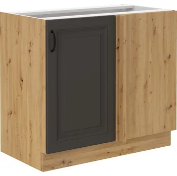 Kuchyňská skříňka Spodní rohová skříňka STILO GRAFIT / DUB ARTISAN 105 ND 1F BB