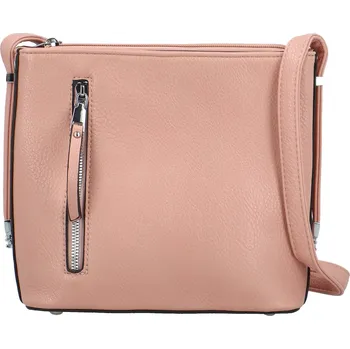 Kabelka Dámská crossbody kabelka růžová - Firenze Rufina růžová