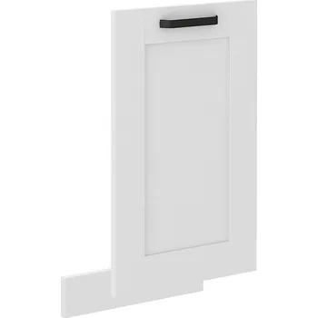 Kuchyňská skříňka Dvířka na vestavnou myčku 45cm LUNA BÍLÁ / BÍLÝ MAT ZM 713x446