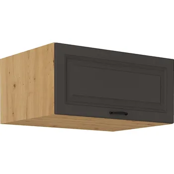 Kuchyňská skříňka Horní nadstavbová skříňka STILO GRAFIT / DUB ARTISAN 80 NAGU-36 1F