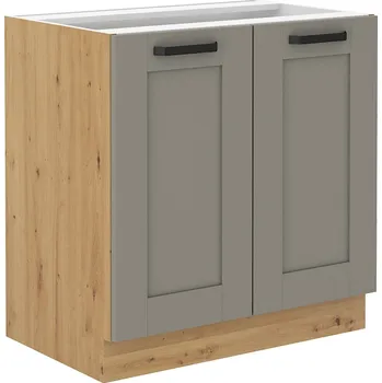 Kuchyňská skříňka Spodní dveřová skříňka LUNA CLAYGREY / DUB ARTISAN 80 D 2F BB