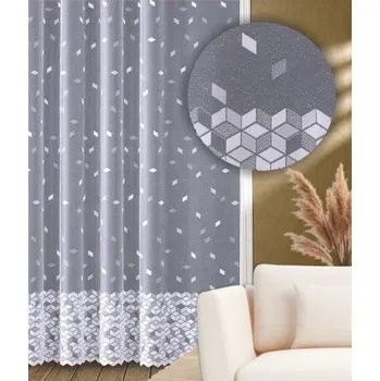 Záclona Nina výška 100 cm bílá