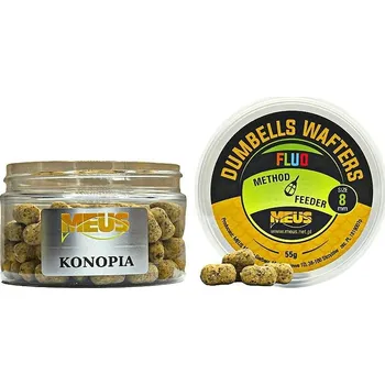 Boilies Meus Dumbells Fluo Wafters Konopí 8mm