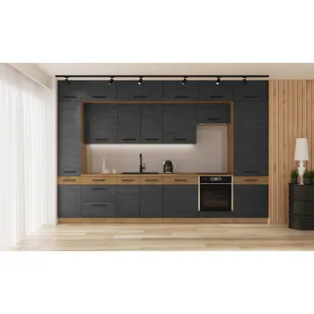 Kuchyňská linka Kuchyňská linka VIGO DARK WOOD I