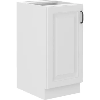 Kuchyňská skříňka Spodní dveřová skříňka STILO BÍLÁ / BÍLÝ MAT 40 D 1F BB