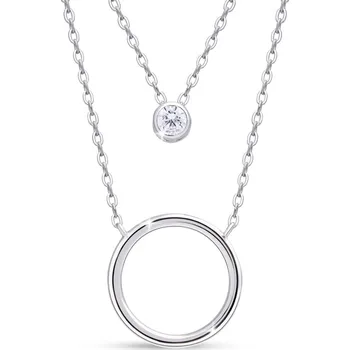 Řetízek Stříbrný řetízek dvojitý 2425