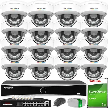 IP kamera Sada Hikvision pro 16 IP KAMER 6MPX Smart Hybrid Light ColorVu Disk 2TB