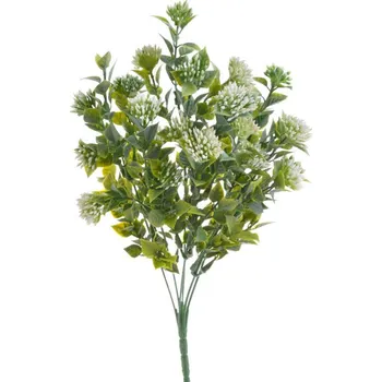 umělá květina Umělá Kalanchoe mini - bílá