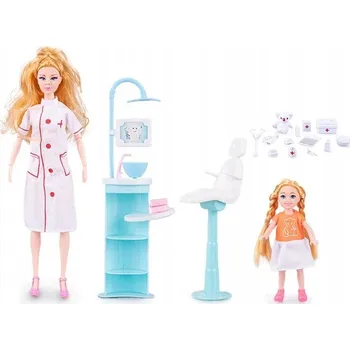 Panenka Panenka doktorka 29 cm s pacientkou 14 cm a doplňky v krabičce