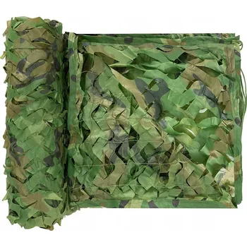 Krycí plachta Vojenská maskovací síť 4x6m Stínící kamuflážní plachta Zahradní 24m2