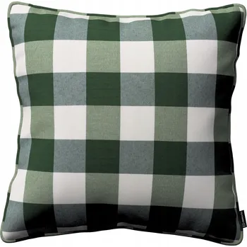 Povlak na polštářek Povlak na polštář 45x45 zeleno-bílý kostkovaný (5,5x5,5cm)