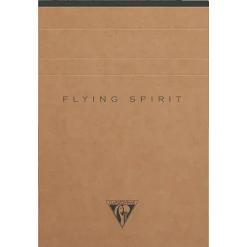 Blok Blok Clairefontaine Flying Spirit A6, linie, hnědý