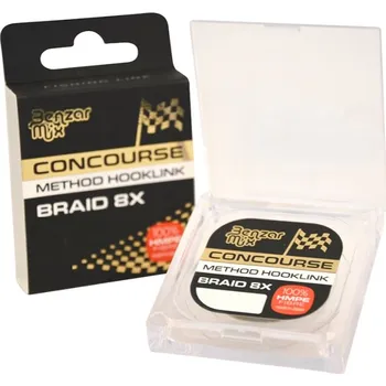 Rybářská šňůra BENZAR MIX - Návazcová šňůra Concourse Braided Hooklink 0,08 mm 7,4 kg 15 m