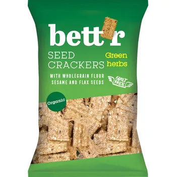 Krekry celozrnné semínkové se saturejkou 150 g BIO BETT´R