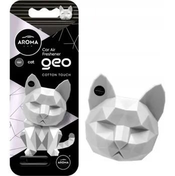 Vůně do auta VŮNĚ DO AUTA AROMA CAR GEO CAT KOČKA 3D COTTON TOUCH OSVĚŽOVAČ VZDUCHU