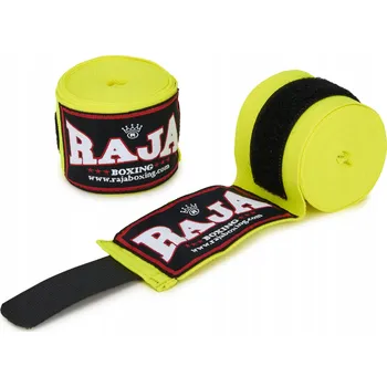 Bandáž na box a MMA Boxerské bandáže RAJA BOXING RHW 450 cm žluté 4,5 m