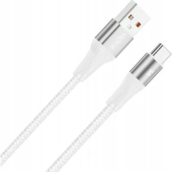 Datový kabel Kabel VIDVIE USB - USB typ C 1 m bílý