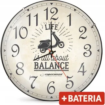 Hodiny Nástěnné hodiny Esperanza, vícebarevné, 30 cm