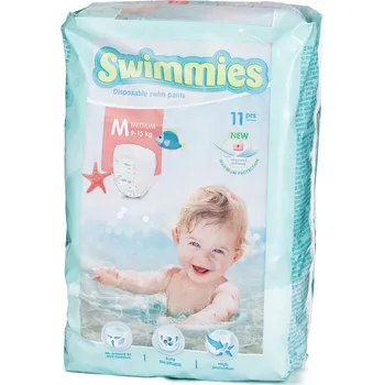 Plenkové kalhoty Swimmies M 9-15 kg, 11 ks