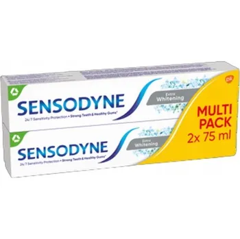 zubní pasta Sensodyne Extra Whitening zubní pasta bělící 2x75 ml