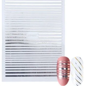 Samolepky na nehty, 2 barvy, 26 vzorů [VZOR 26]