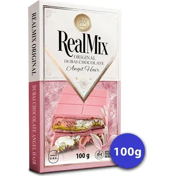 RealMix Original Dubai Chocolate Angel Hair, 100 g