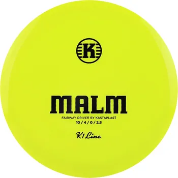 Disc golf MALM - K1 (Kastaplast) - distance driver discgolf disk Barva: Žlutá 173-175g