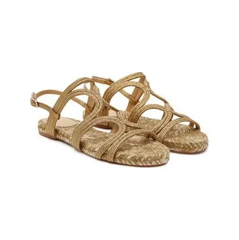 Dámské baleríny Espadrilky Castañer Pitra/266 025585 Zlatá 37