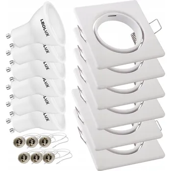 Stropní svítidlo zapuštěné LEDLUX 5,5 W patice GU10, průměr 8,5 cm, bílé