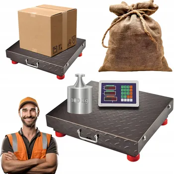 Průmyslová váha PLATOVÁ VÁHA DO 100 KG SKLADOVÁ BEZDRÁTOVÁ 4AH PŘESNOST 20 G