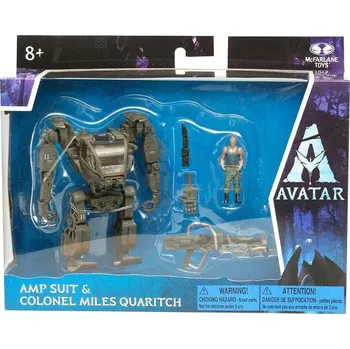 McFARLANE Avatar AMP Suit a plukovník Quaritch – deluxe akční figurka