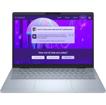 Notebook DELL 14 Plus Intel Core Ultra 7 258V Laptop 35,6 cm (14") 2.5K 32 GB LPDDR5x-SDRAM 1 TB SSD Wi-Fi 7 (802.11be) Windows 11 Home Modrá