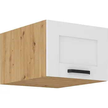 Kuchyňská skříňka Horní nadstavbová skříňka LUNA BÍLÁ / DUB ARTISAN 50 NAGU-36 1F