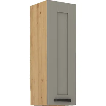 Kuchyňská skříňka Horní dveřová skříňka LUNA CLAYGREY / DUB ARTISAN 30 G-90 1F
