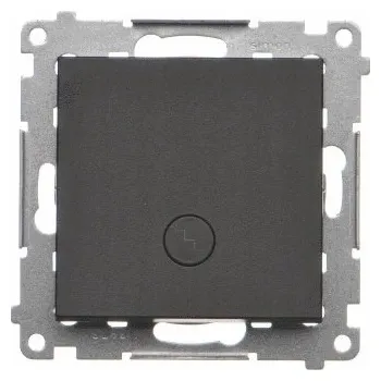 vypínač Schodišťový spínač s LED podsvícením ČERNÝ MAT Simon55