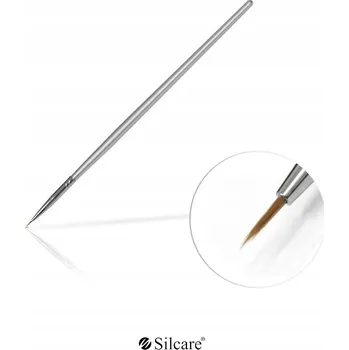 Silcare Štětec na zdobení nehtů #00 Stříbrný