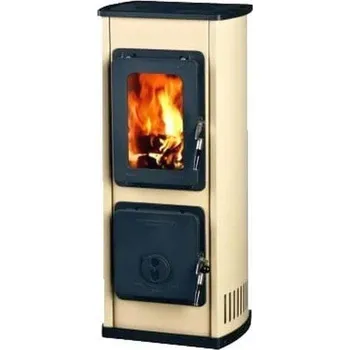 Krbová kamna Verona b , béžový smalt -stáložárná kamna