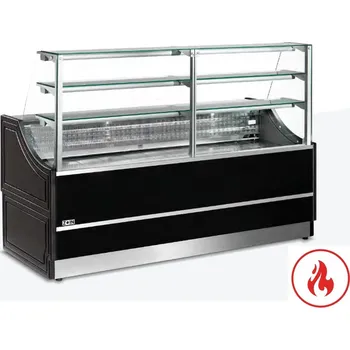 Obslužná vitrína Orleans 150cm Teplá +60°C