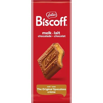 Čokoláda Lotus Biscoff Milk Chocolate with Biscoff Spread 180g