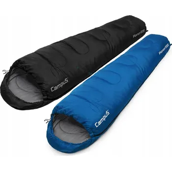 Spacák 2x SPACÍ PYTEL MUMIE CAMPUS PIONEER 200 | SPOJOVACÍ PRAVÝ+LEVÝ | ČERNÝ+MODRÝ