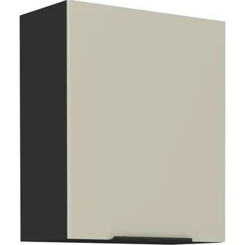 Kuchyňská skříňka Horní dveřová skříňka ARONA ČERNÝ MAT / KAŠMÍR 60 G-72 1F