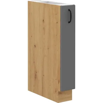 Kuchyňská skříňka Spodní výsuvná skříňka STILO DUSTGREY / DUB ARTISAN 15 D CARGO BB