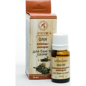 AROMATIKA Jalovec a cypřiš – směs přírodních olejů do sauny a lázní