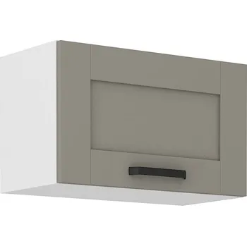Kuchyňská skříňka Horní výklopná skříňka na digestoř LUNA CLAYGREY / BÍLÝ MAT 60 GU-36 1F
