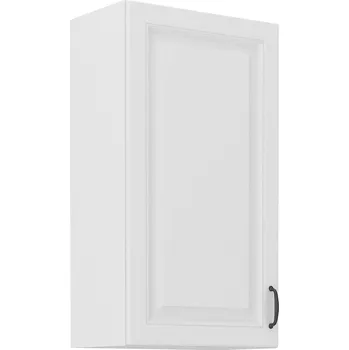 Kuchyňská skříňka Horní dveřová skříňka STILO BÍLÁ / BÍLÝ MAT 50 G-90 1F