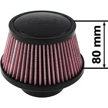 Vzduchový filtr Sportovní vzduchový filtr TURBOWORKS - universál, červený H:80mm DIA:101mm