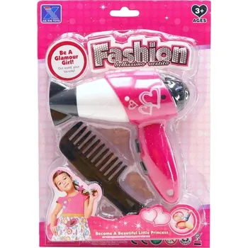 Hra na obchod KADEŘNICKÁ SADA S FÉNEM NA BATERIE PRO DĚTI