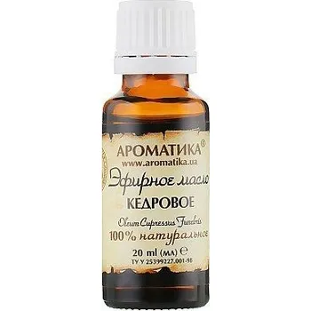 AROMATIKA Cedrový olej, 100% přírodní, Aromatika, 20 ml